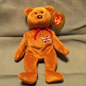 TY Beanie Babie Britannia 1997 Bear